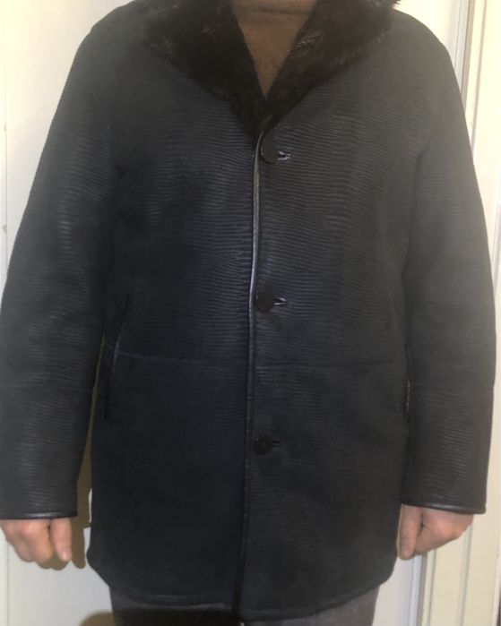 Мужская классическая натурдубленка