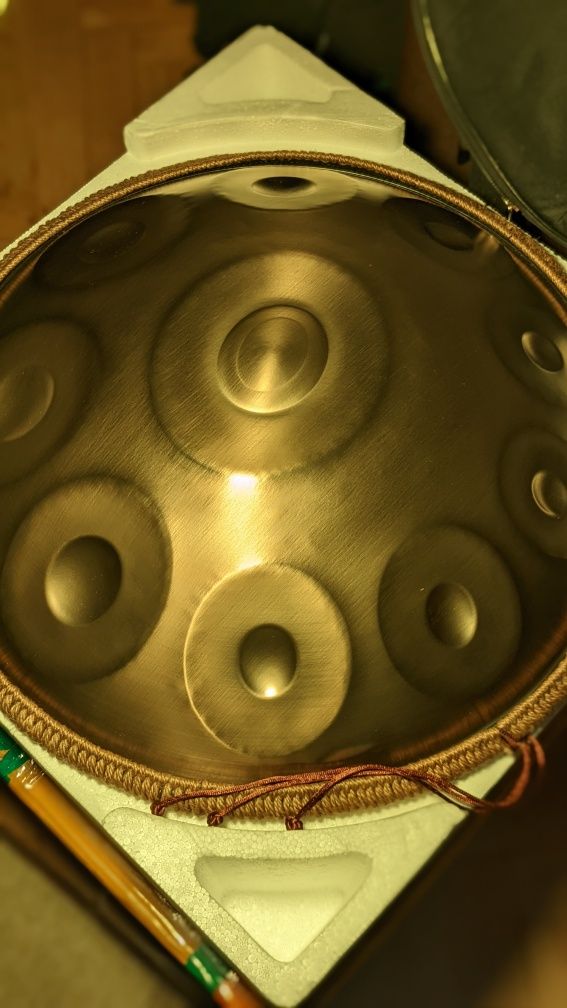 Handpan 53.3см Re Minor Bengal Steel Tongue Хендпан  21дюйм