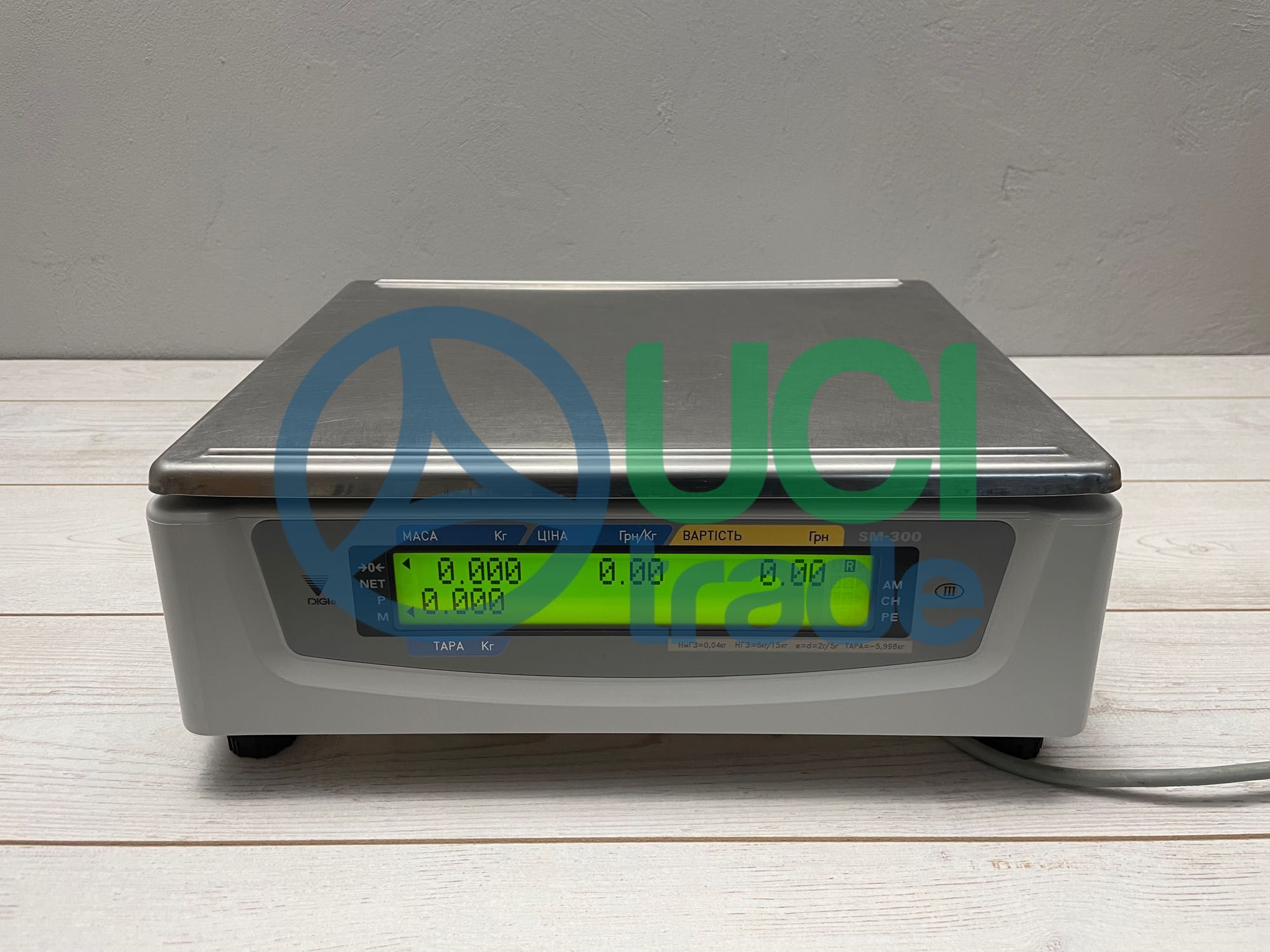 Весы ваги Digi SM-300B с печатью з друком (как новые, гарантия)