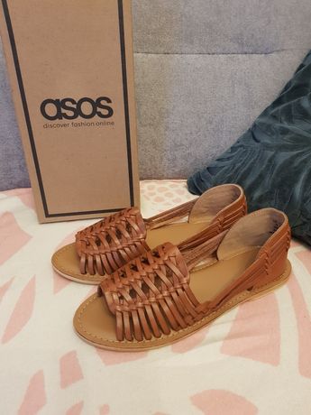 Nowe skórzane sandały ASOS 39