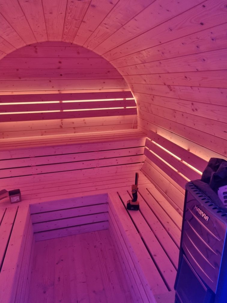 Sauna ogrodowa okrągła z bocznym wejściem kredyt lub leasing