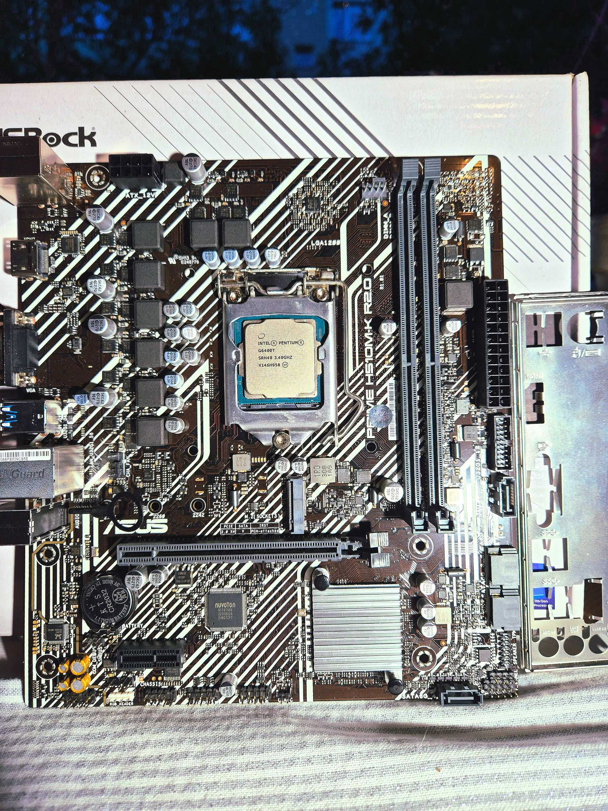 H510 + intel core pentium g6400t