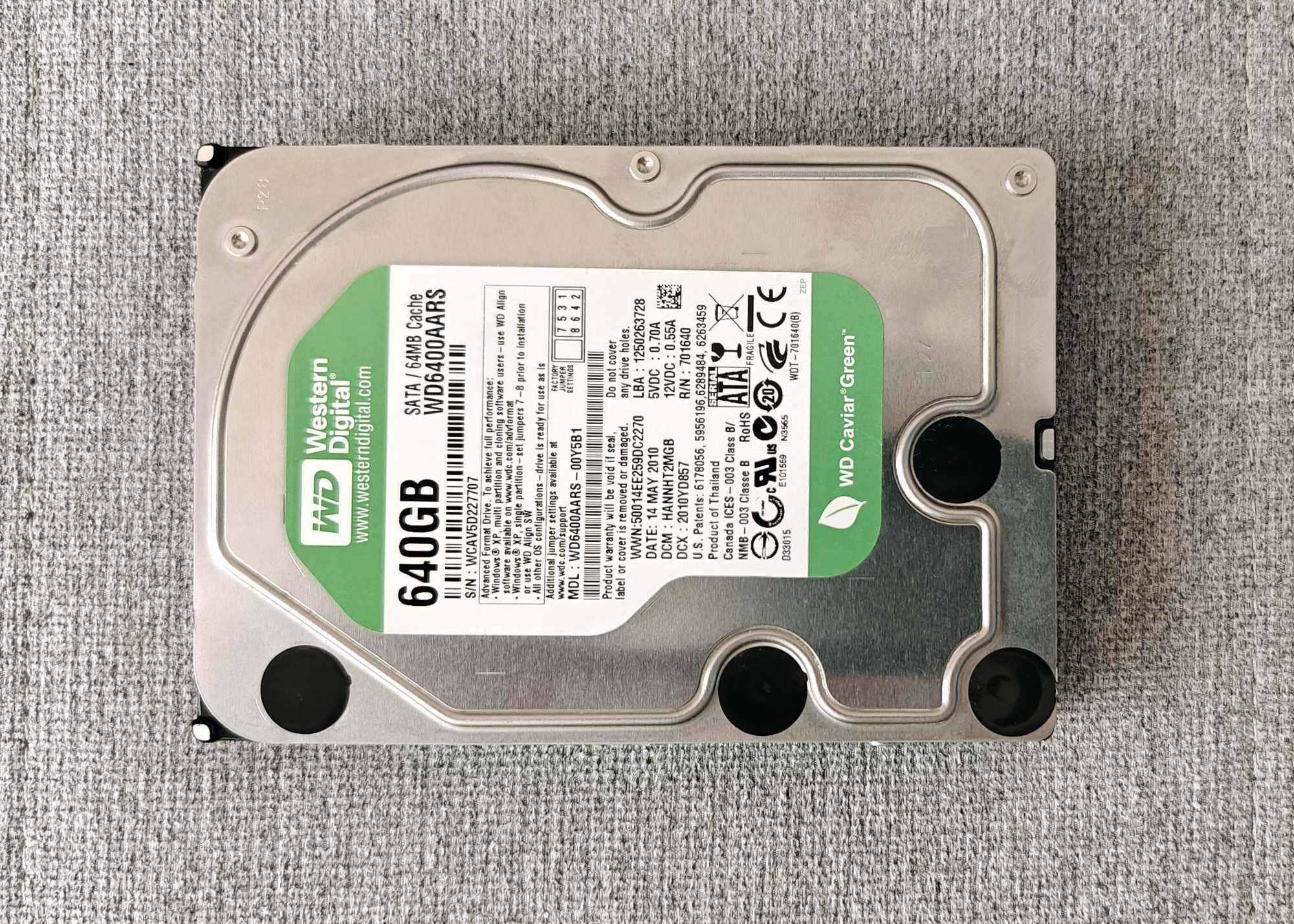 Жорсткий диск Western Digital Caviar Green WD6400AARS 3.5" 640 Gb