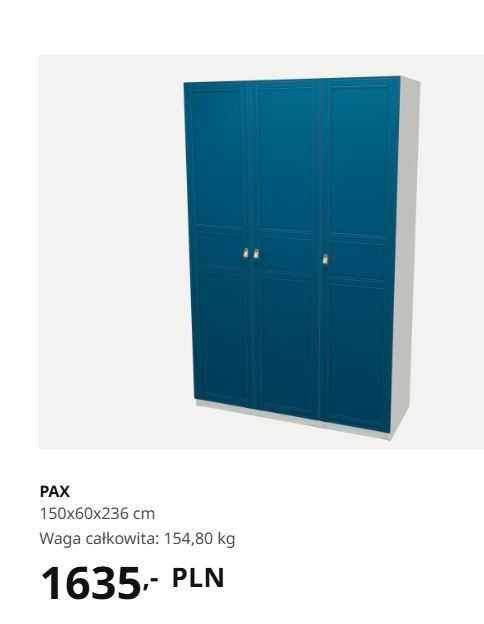 Szafa PAX 150 - 100 + 50 Flisberget + Osternas