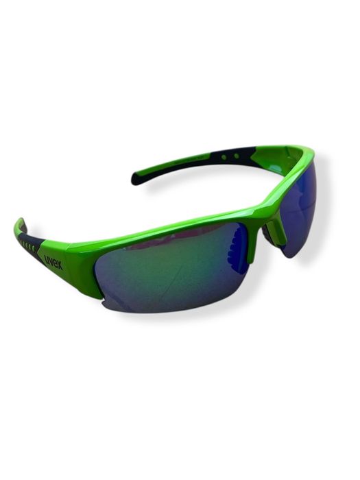 Okulary UVEX Cat3 Sportstyle 217, zielono-czarne / nowe, FV / 062-170