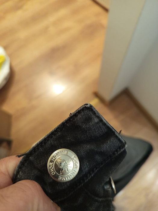 Dior oryginalne slim stretch jeans męskie jak nowe