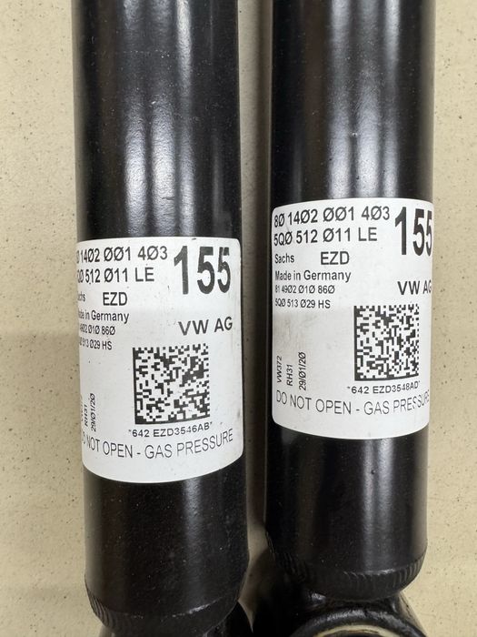 Амартизатори Підвіска пружини vw golf GT 7, 8