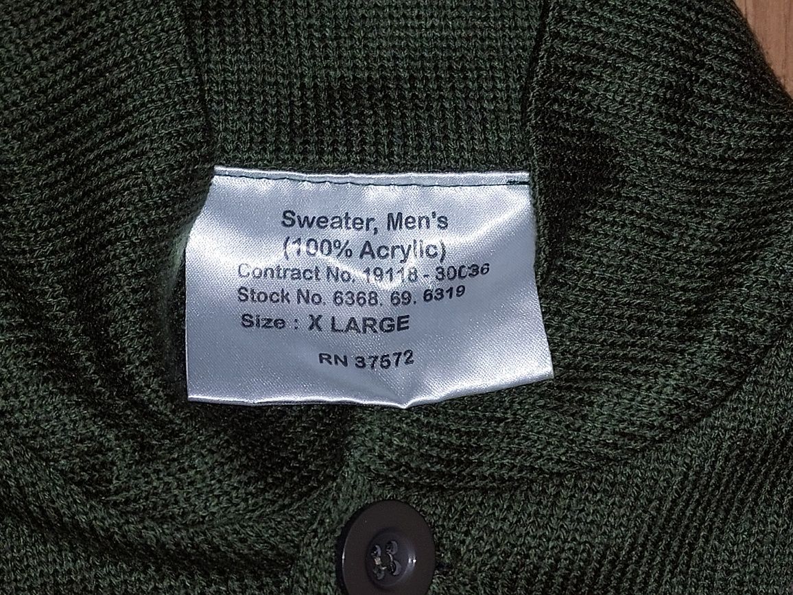 Sweter ocieplacz US Army Rothco XL 5 guzików