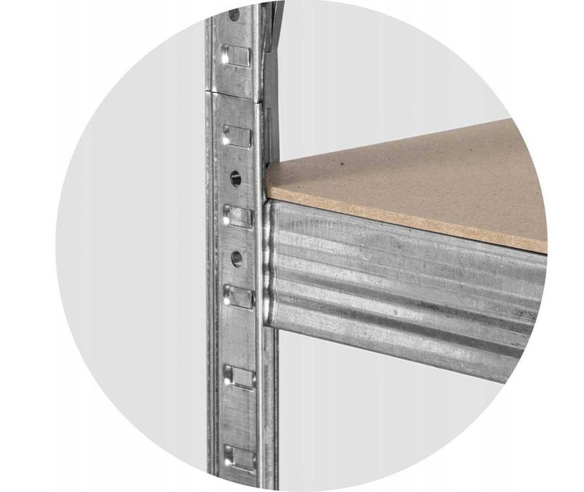 Стелаж металевий 150x70x30 4 полиці  150кг на полицю