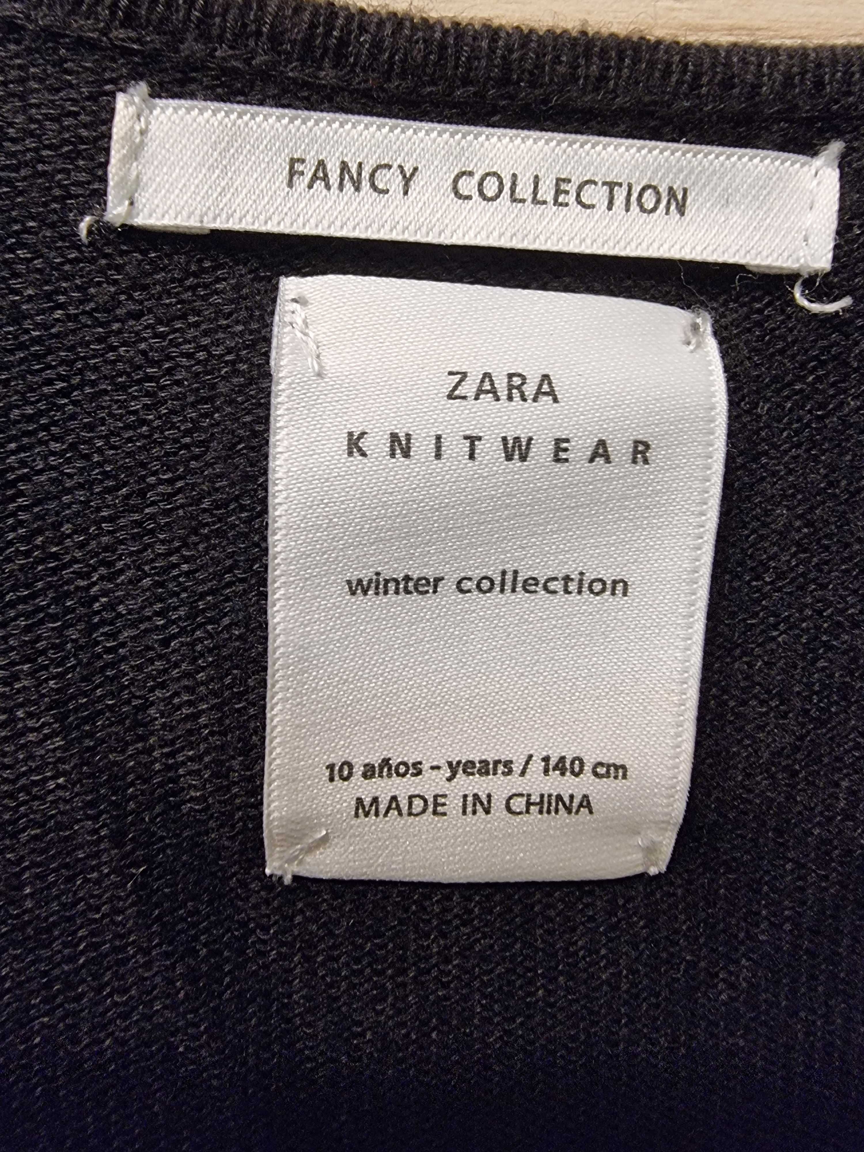 Używany,krótki,damski kardigan firmy Zara Knitwear