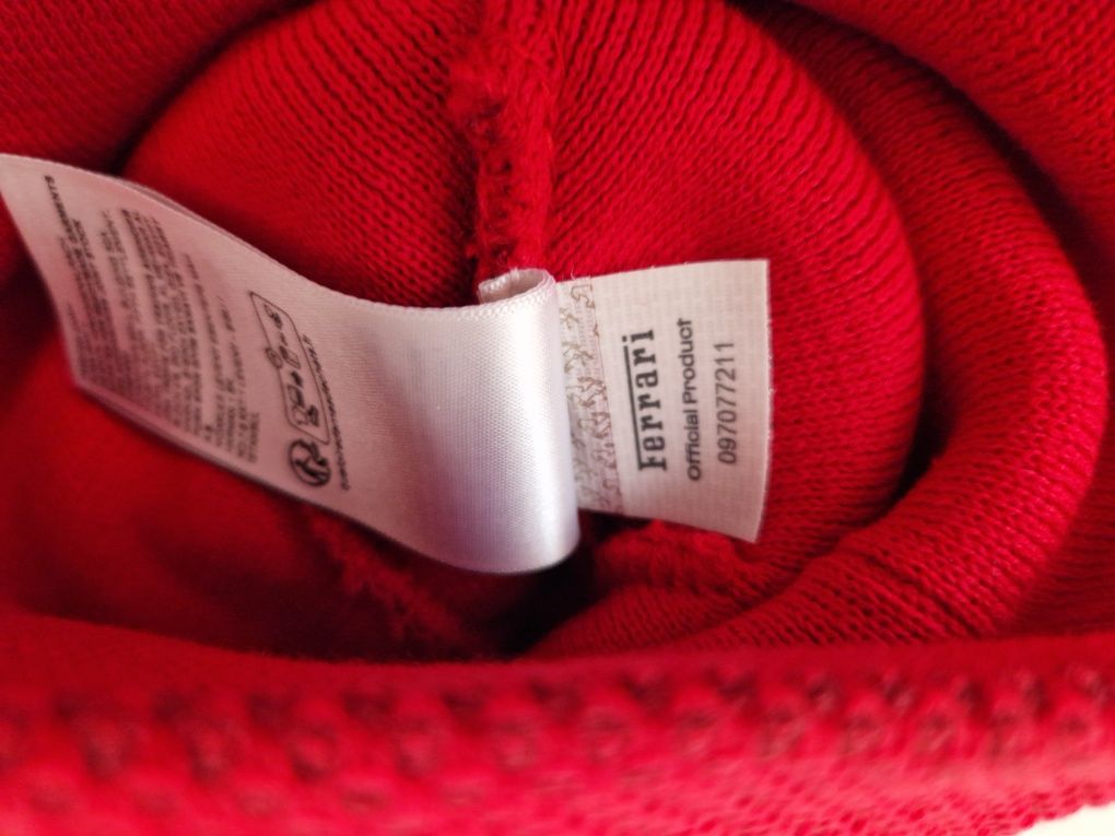 czapka zimowa Scuderia Ferrari, Puma, F1, Formula 1, Rosso Corsa