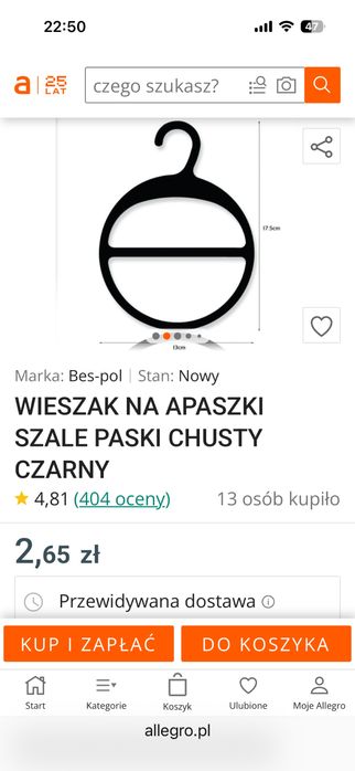 Wieszaki do sklepów,biura,domu