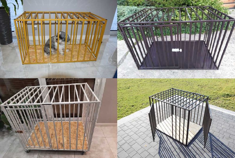 Producent Klatka kennelowa na wymiar kojec dla psa stal solidna mocna
