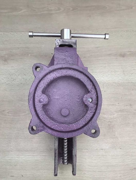 Тиски 125мм слесарные поворотные лещата токарні сталь 10.5кг