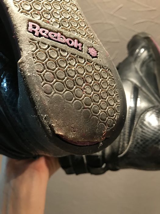 Кроссовки  кожа хайтопы ботинки полусапожки 25,5 см стелька reebok