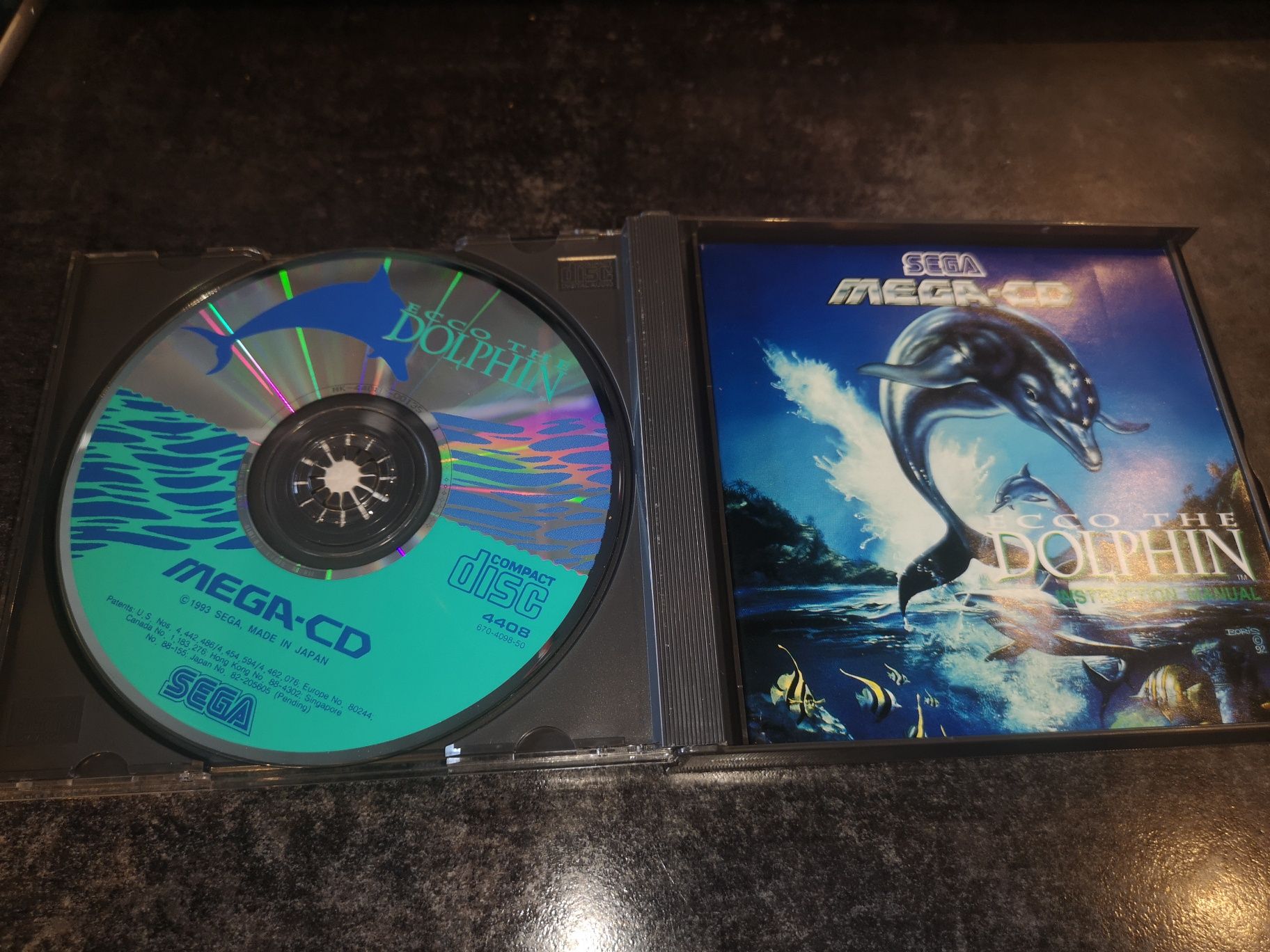 Ecco the Dolphin SEGA MEGA-CD  gra ANG (stan bdb) kompletna