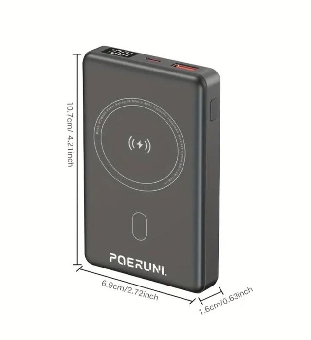 Повербанк с MagSefe для iphone безпроводной 10000 mAh