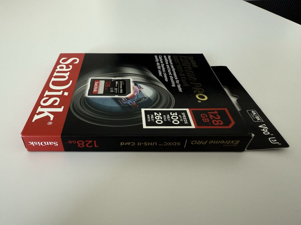 NOWA karta pamięci SanDisk Extreme Pro SDXC 128GB UHS-II V90 300MB/s