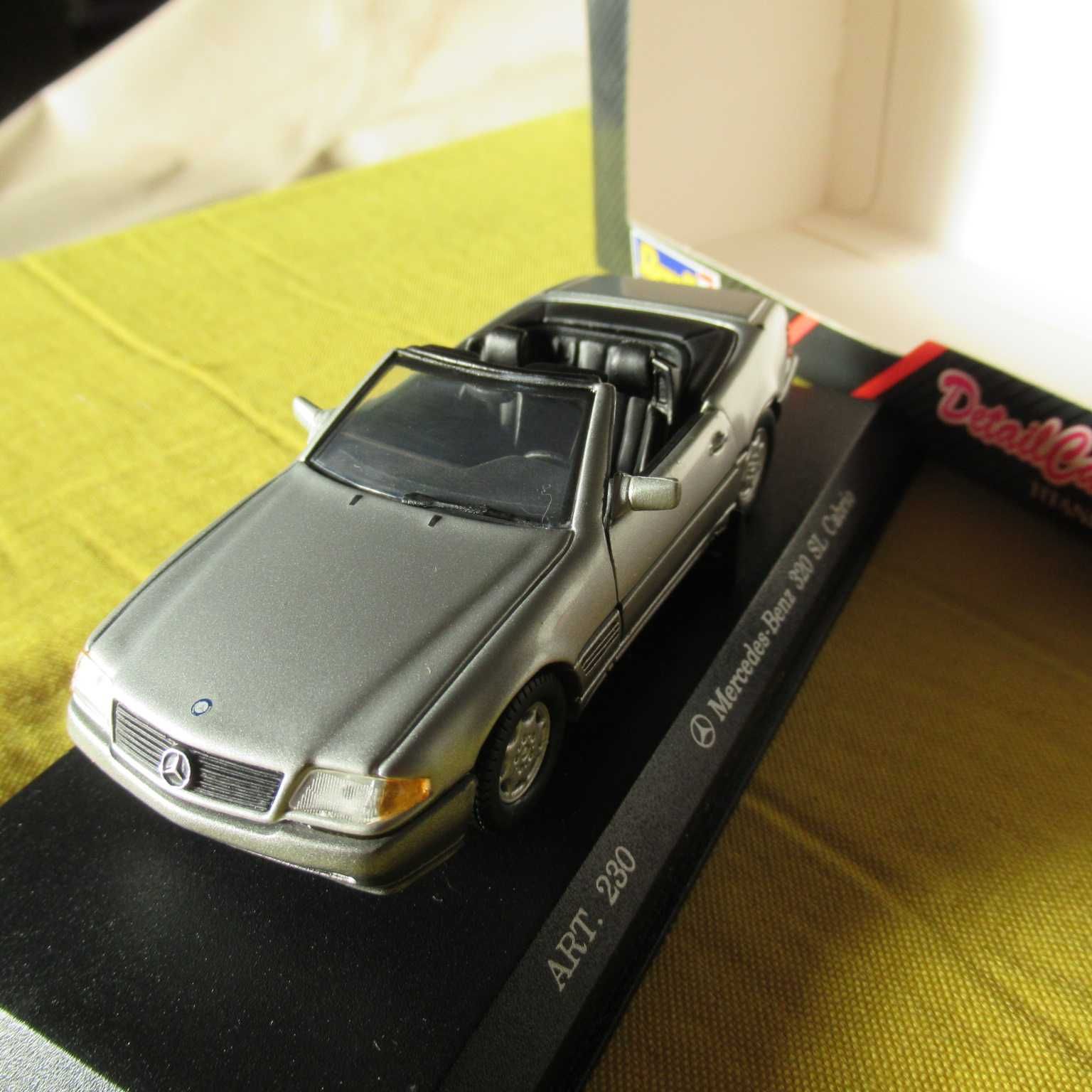 R114/3) Mercedes 320SL cabrio em metal esc:1:43 /novo da Revell