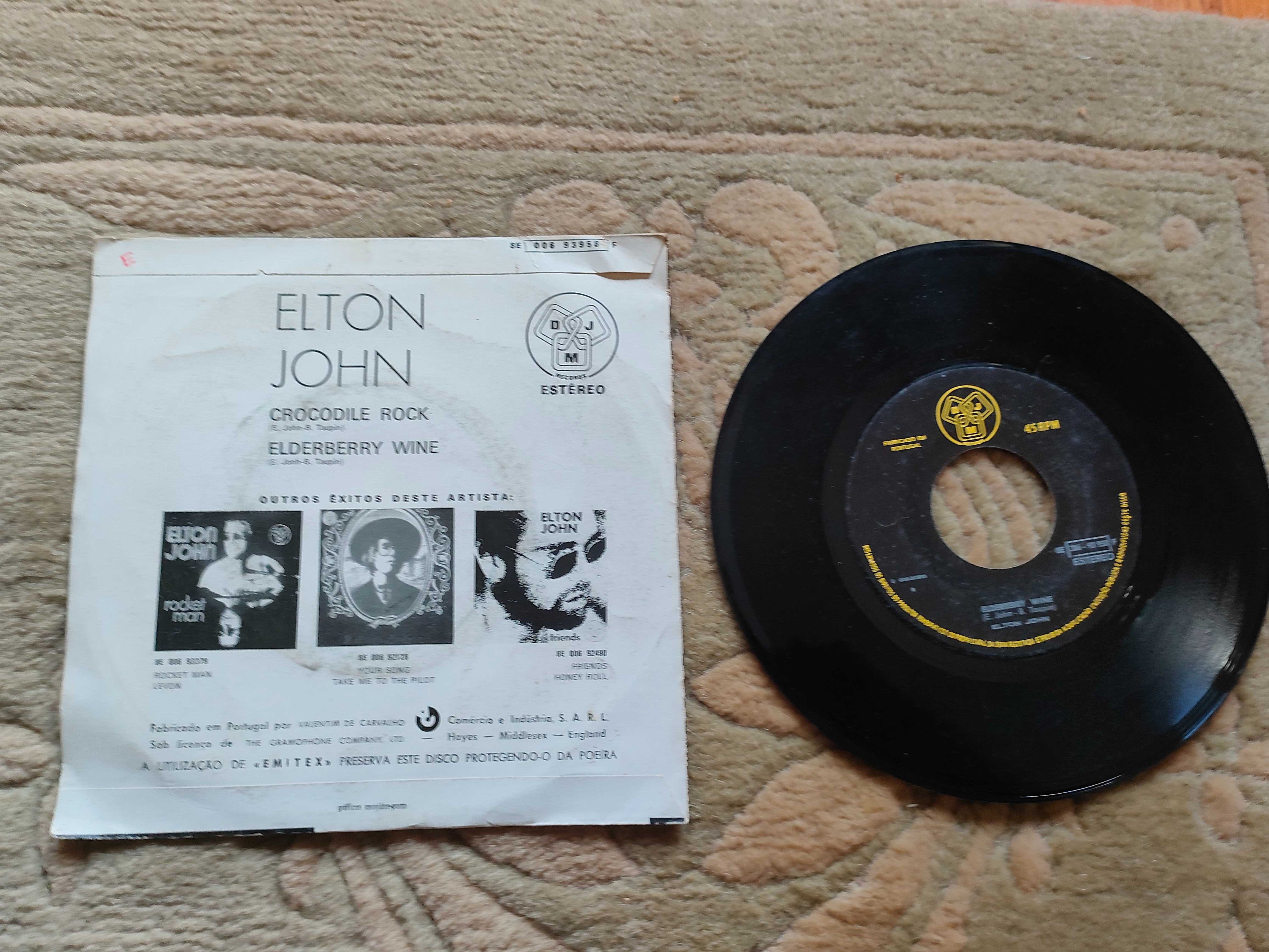 vinil single especial crocodile rock do elton john