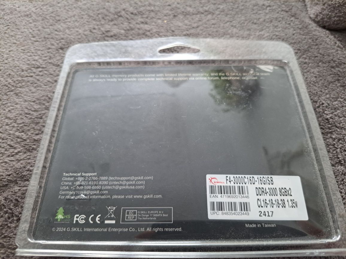 Pamięć DDR 4 2x8gb Nowe