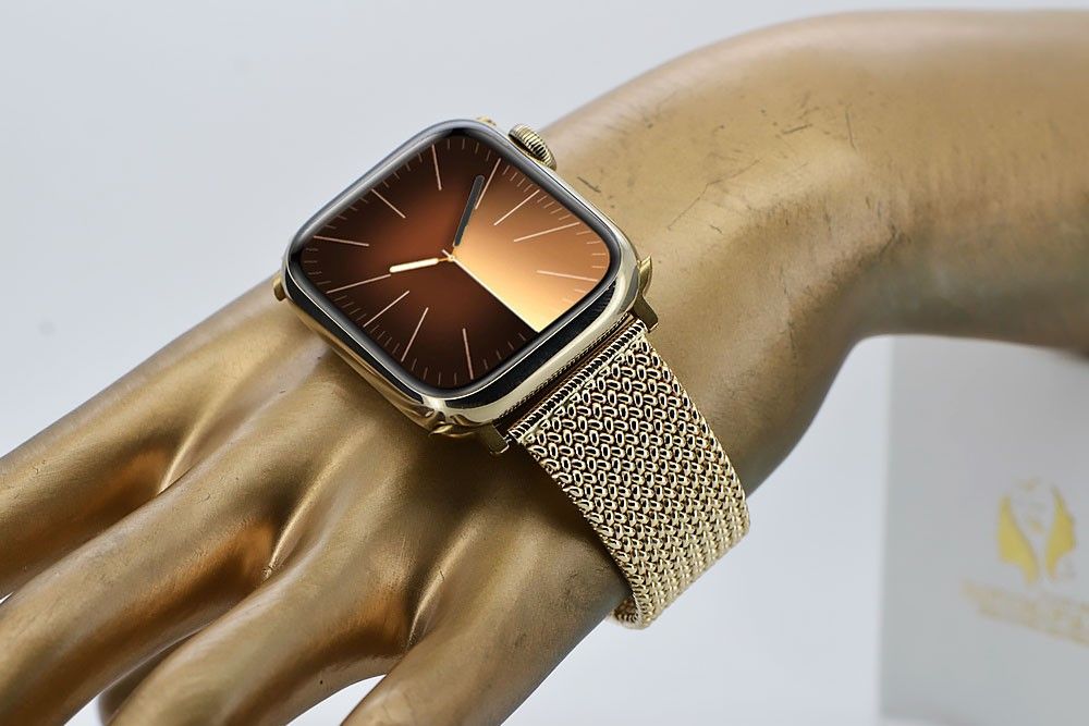 Złoty zegarek Apple watch 14k 585 z bransoletą MRMU3QPA&mbw014y Poznań