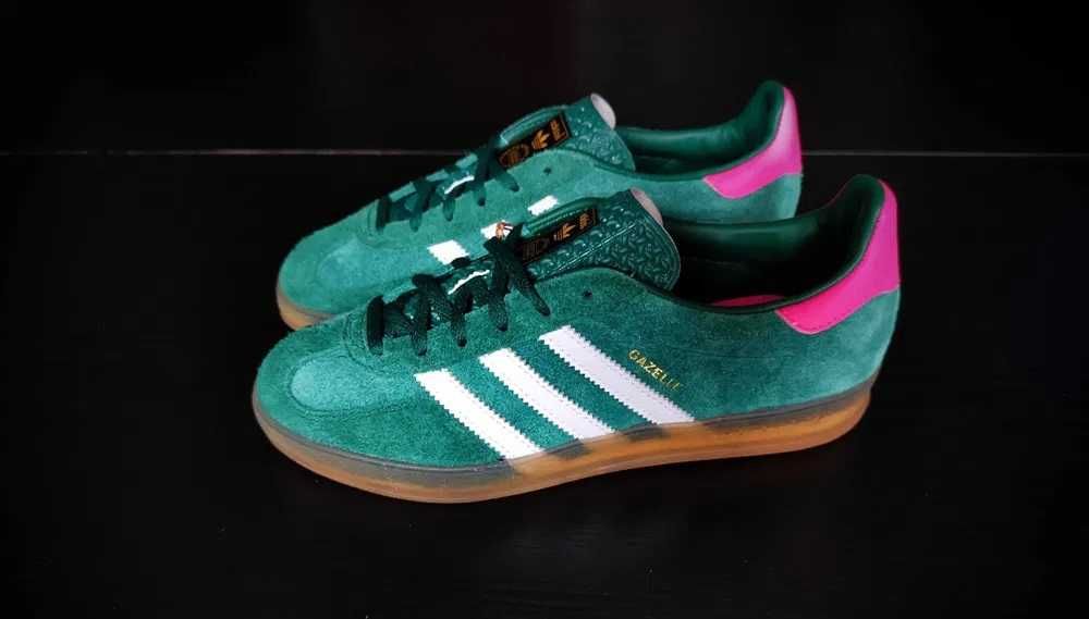 Adidas Gazelle Indoor - Collegiate Green r. 39 1/3 SNEAKERS