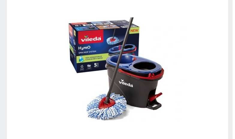 Mop obrotowy VILEDA H2prO Wiadro + GRATIS