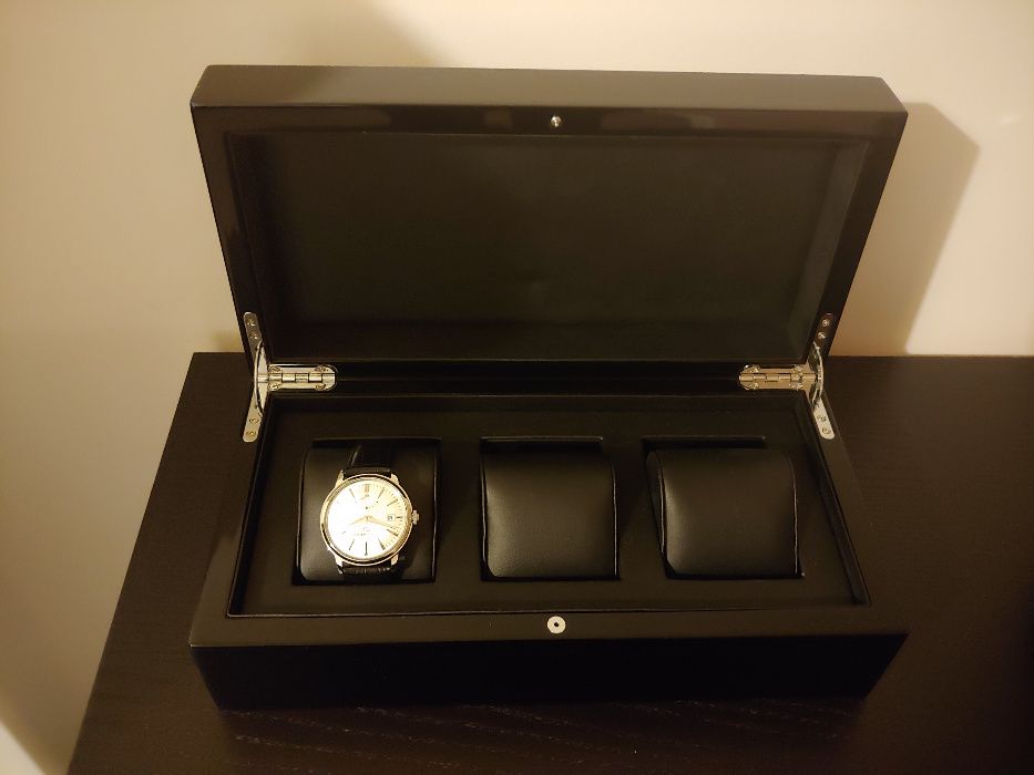 Pudełko etui drewniane na 3 zegarki