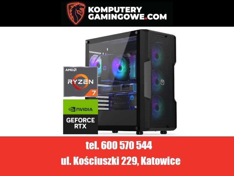 Nowy Komputer Gamingowy Ryzen 7 7800X3D 2TB SSD 32GB RAM RTX 5070 Ti