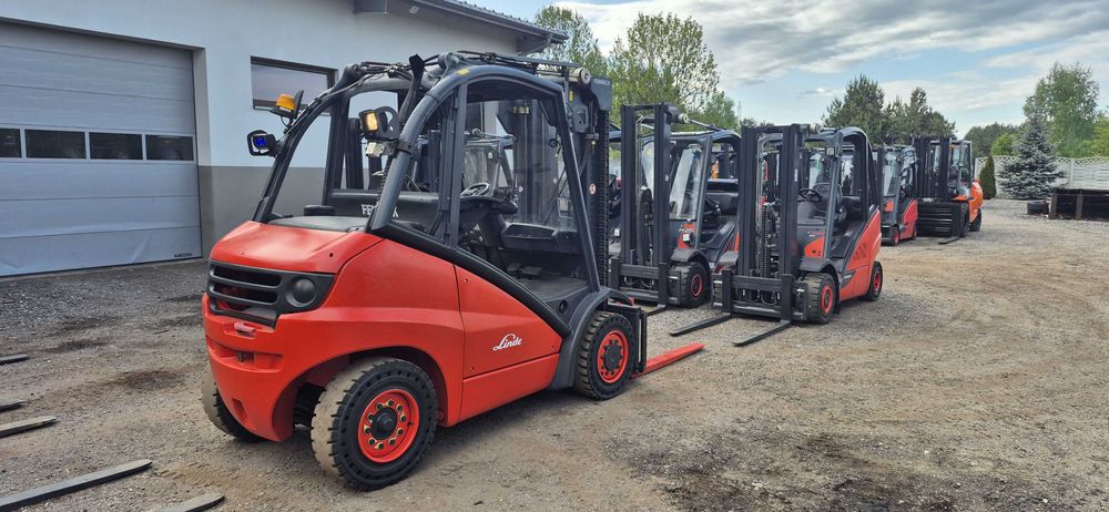 Linde H40D - Diesel - 4 sekcje - Nowe Łańcuchy / Przesuw.  Stan BDB