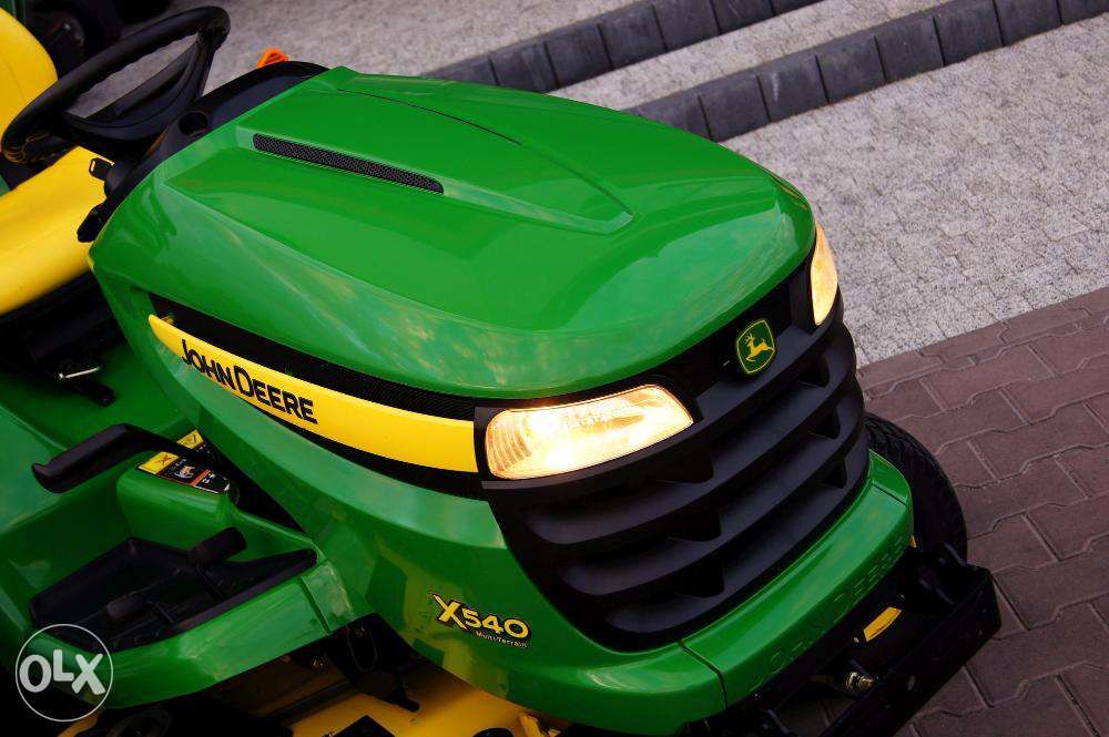 Kosiarka traktorek John Deere x540 26KM+wspomaganie+kosz 450L