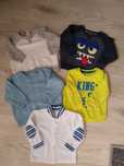 5 pak bluza długi rękaw bluz 74 68 hm primark