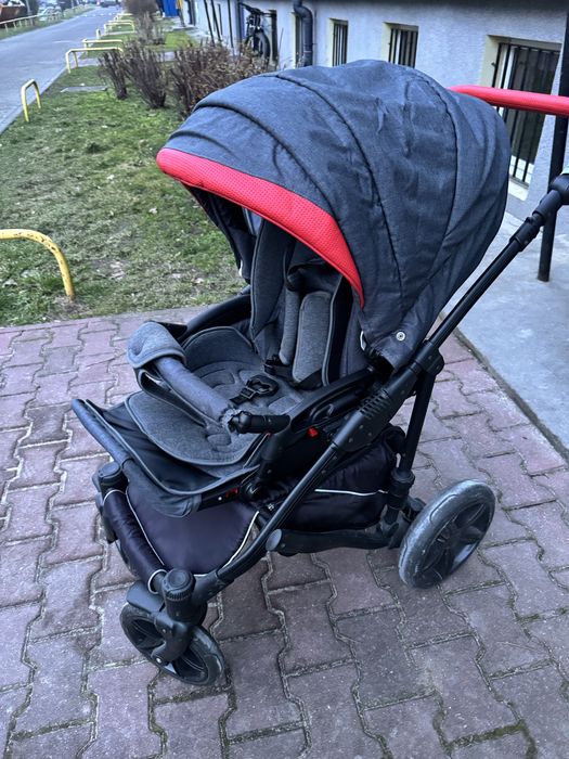 Wozek dzieciecy 2w1 gondola spacerowka dla noworodka camarelo baleo