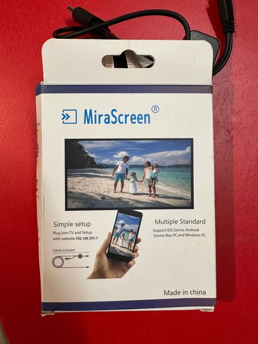 Adapter WIFI HDMI TV mirascreen G2