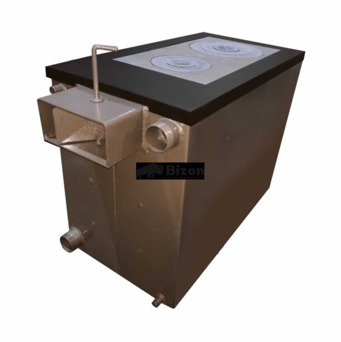 Котел твердопаливний  bizon м-п classic з плитою (сталь 4, 5, 6 мм)