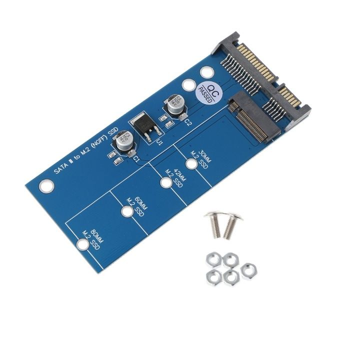 Переходник / адаптер M.2 -> SATA (SSD M2 / NGFF to SATA)