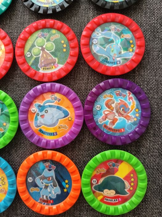 Pokemon tazo roks Cheetos