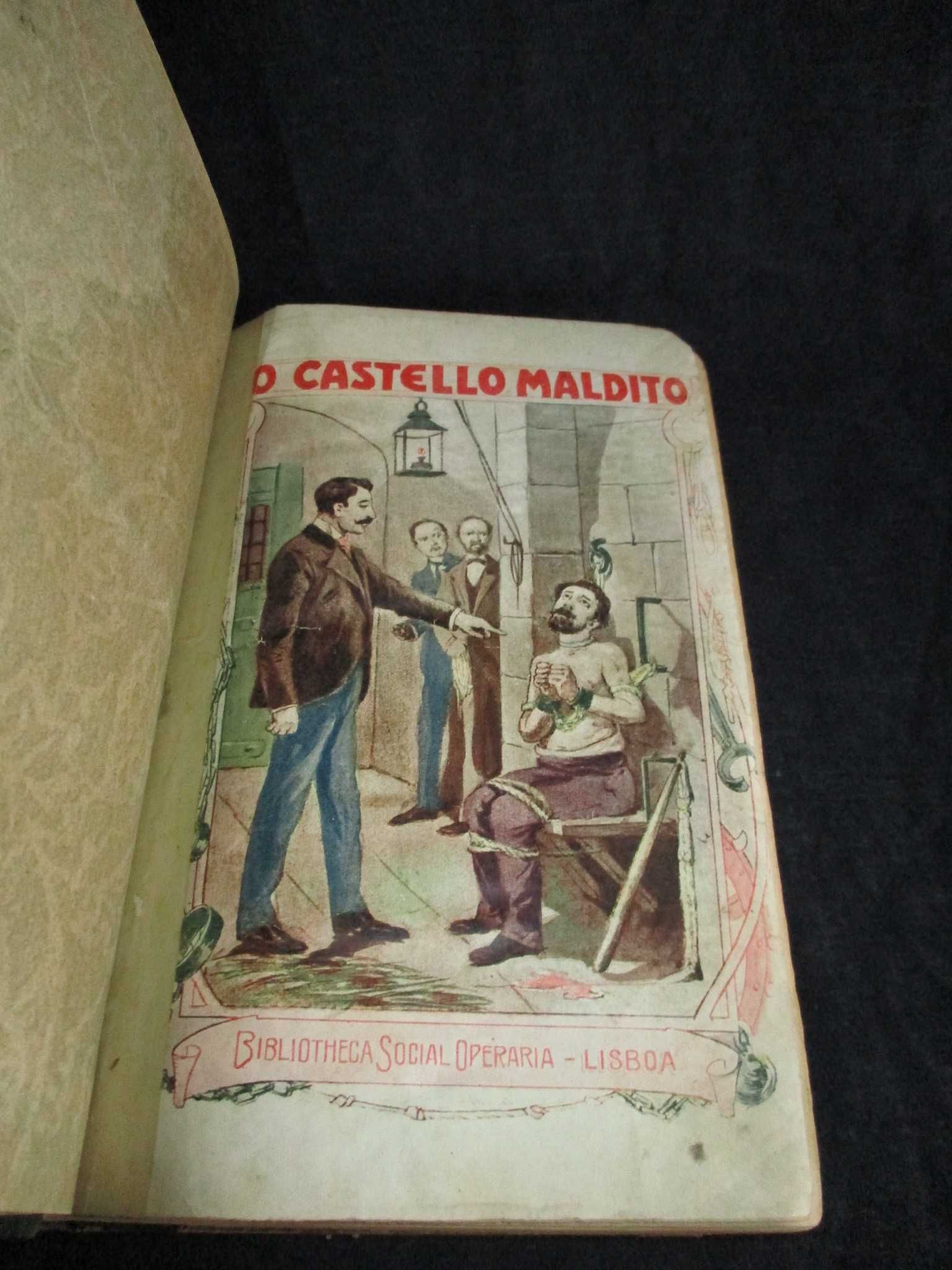 Livro Os Crimes da Seita Negra ou O Castelo Maldito Estevam Aguilera