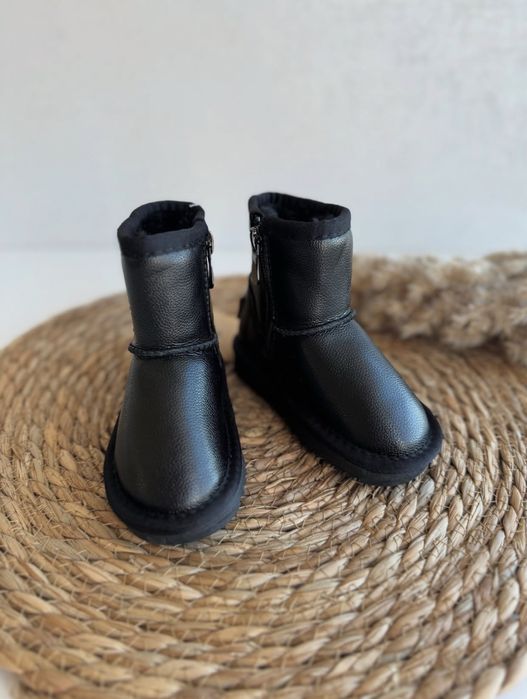 Зимові замшеві шкіряні угги уггі угі уги унісекс чоботи