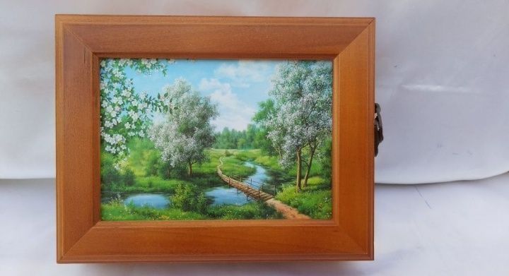 Картина- ключница 22,5 х 17,5 х 6,5 см.