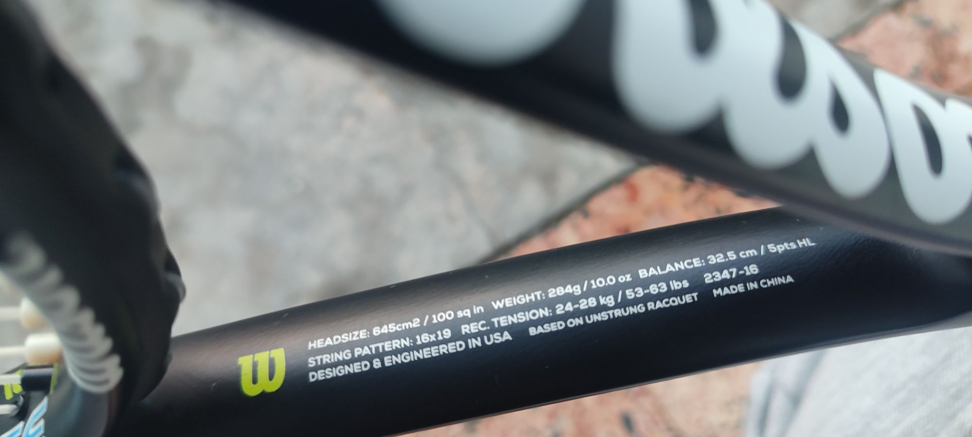 Raquete Wilson  surge pro 100  usada