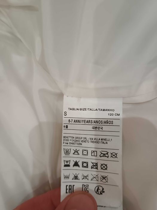 Kurtka zimowa BENETTON rozmiar S-120