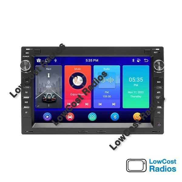 Rádio GPS ANDROID 15 - VW PASSAT B5, POLO MK3 e MK4, GOLF 4 (BT, USB)