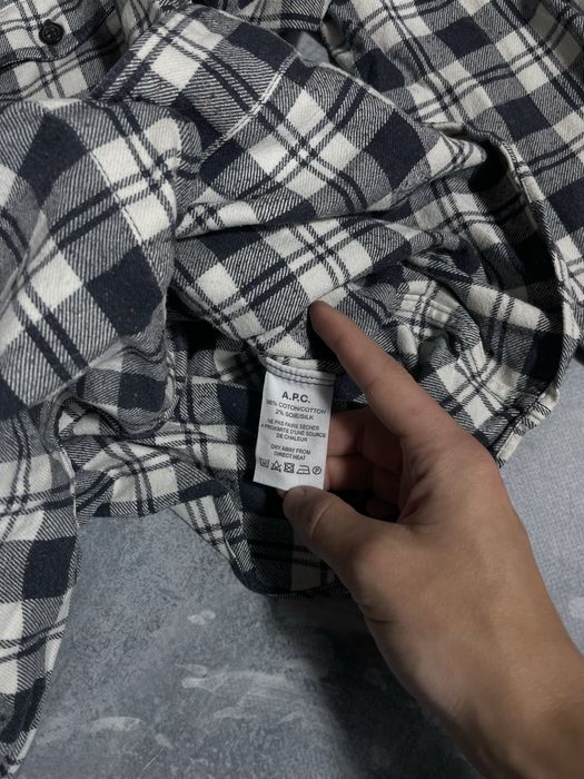 Легенька сорочка фланель A.P.C / APC сорочка