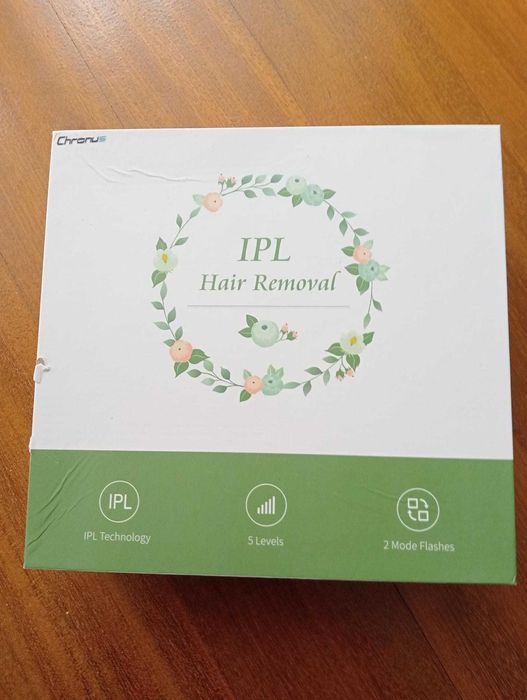 Depiladora IPL Luz Pulsada em branco