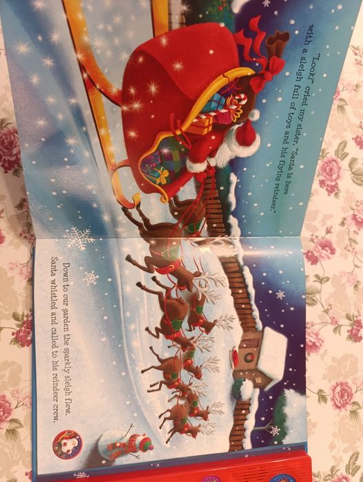 Książka z dźwiękami Night Before Christmas dla dzieci po angielsku