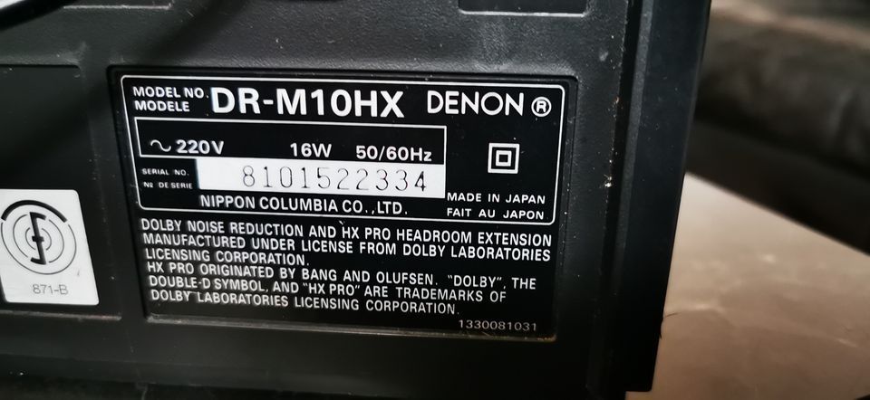 Denon DR-M10HX magnetofon/ deck kasetowy