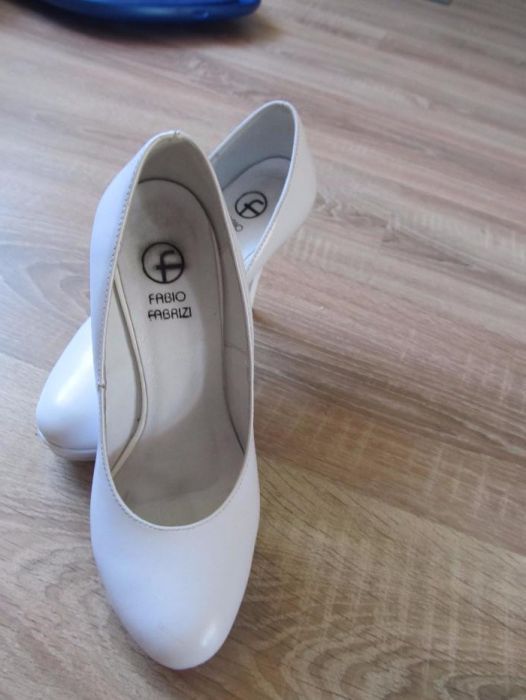 buty ślubne białe 35