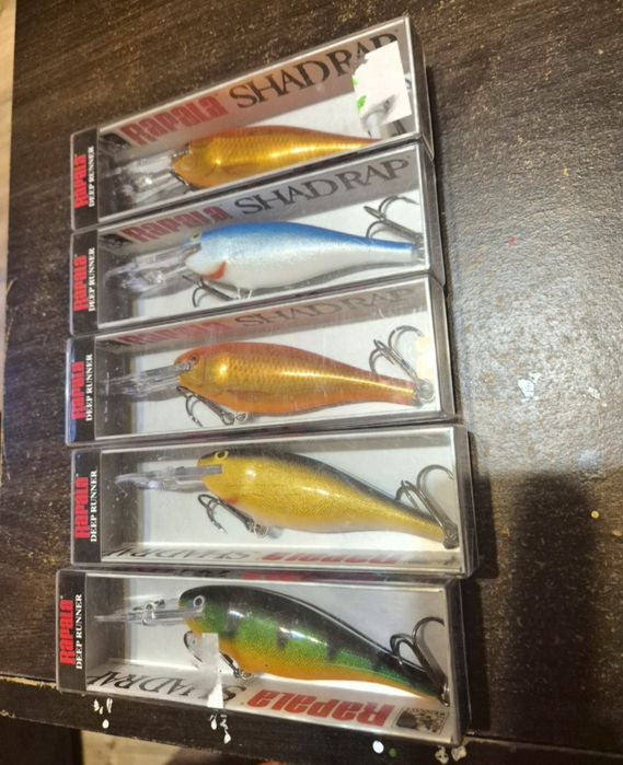 Rapala shad rap 9 . Wobler woblery salmo przynęty przynęta